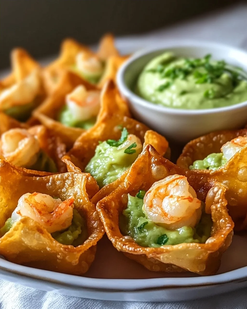 Avocado-Limetten Garnelen-Wraps