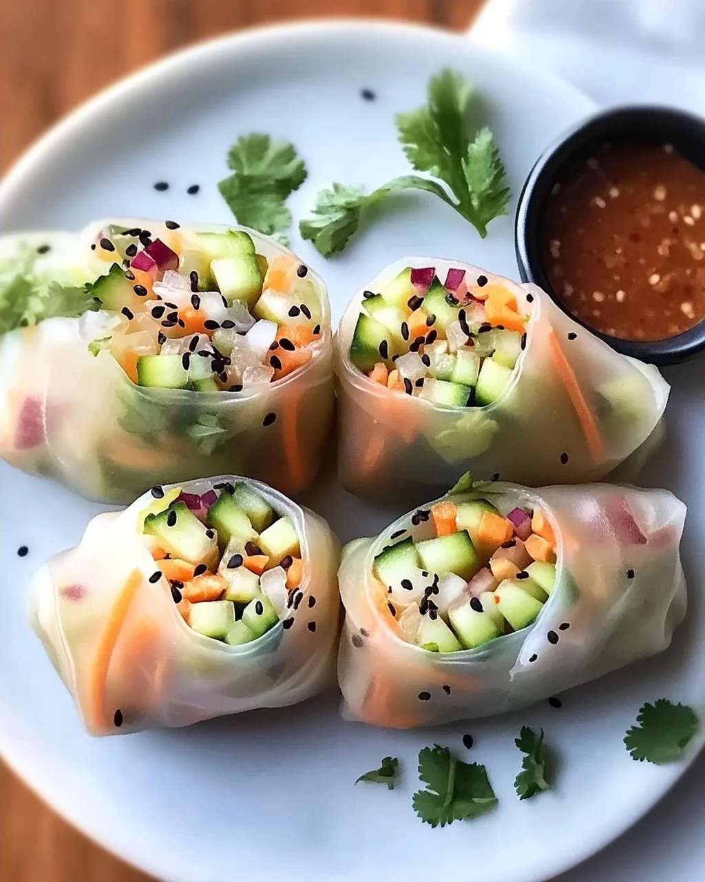 Avocado Shiitake Frühlingsrollen leicht gemacht