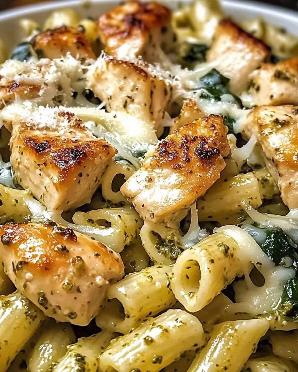 Cremige Pesto Hähnchen Pasta für jeden Geschmack