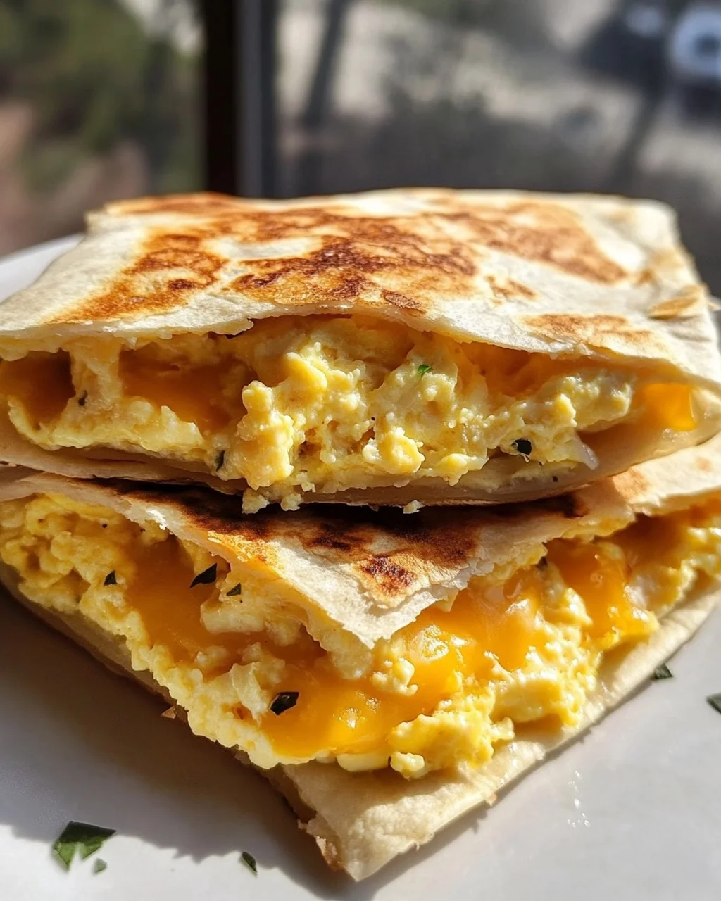 Egg & Cheese Frühstücks-Quesadilla-Taschen: Schnell & lecker!
