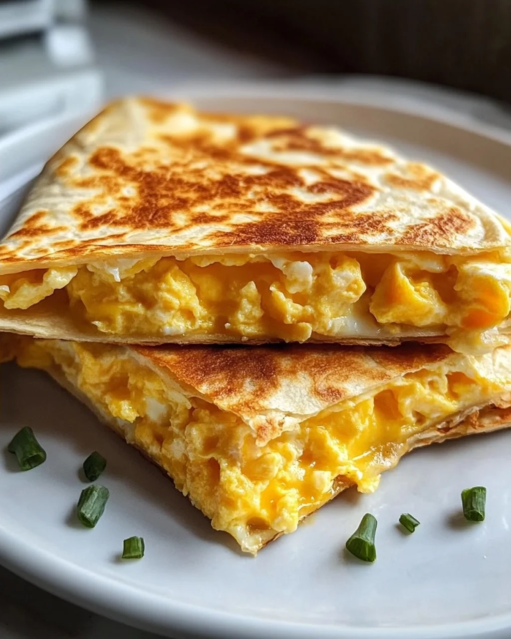 Egg & Cheese Frühstücks-Quesadilla-Taschen: Schnell & lecker!
