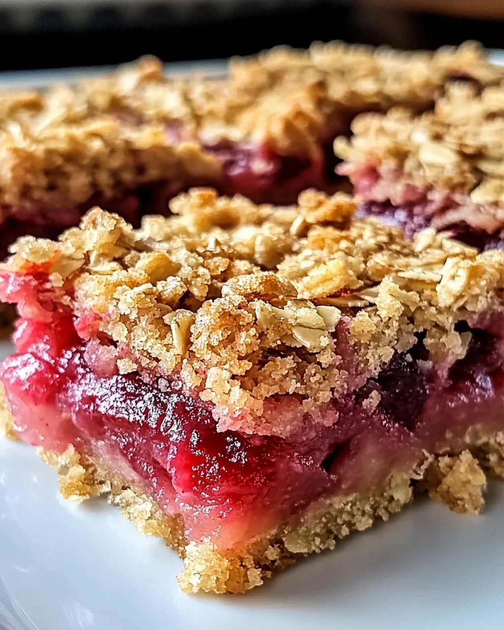 Erdbeere Rhabarber Krümelriegel für den perfekten Genuss