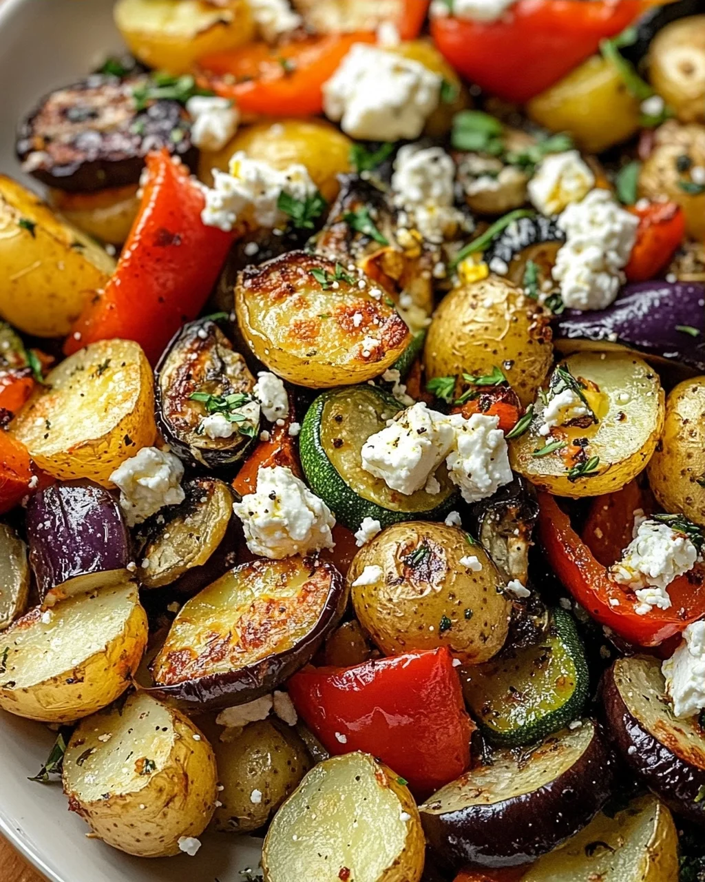 Feta Kartoffeln mit Ofengemüse – Ein köstliches Rezept!
