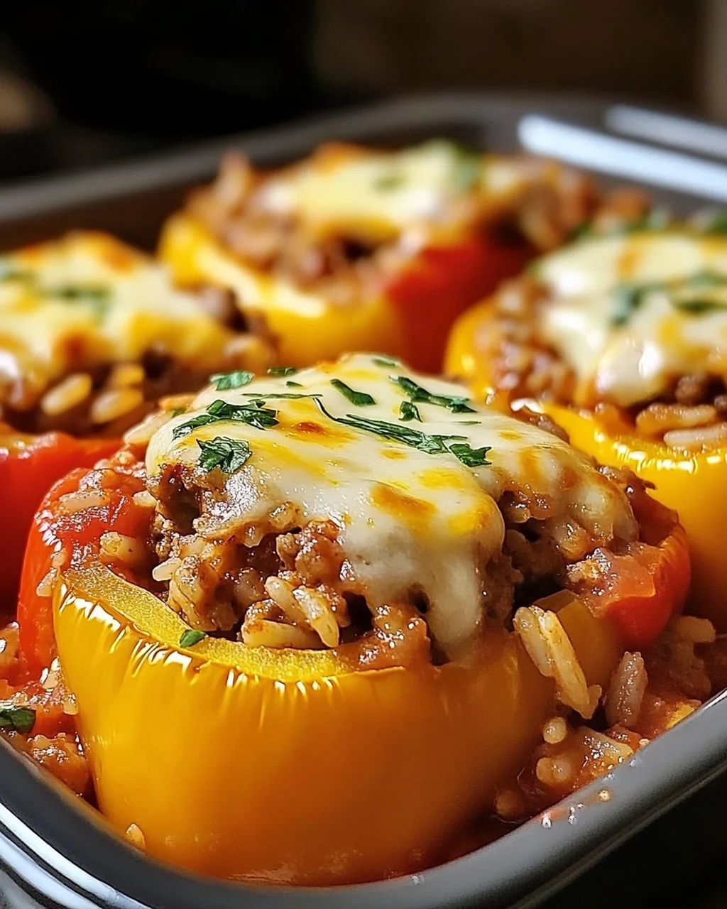 Gefüllter Paprika Auflauf für jeden Tag