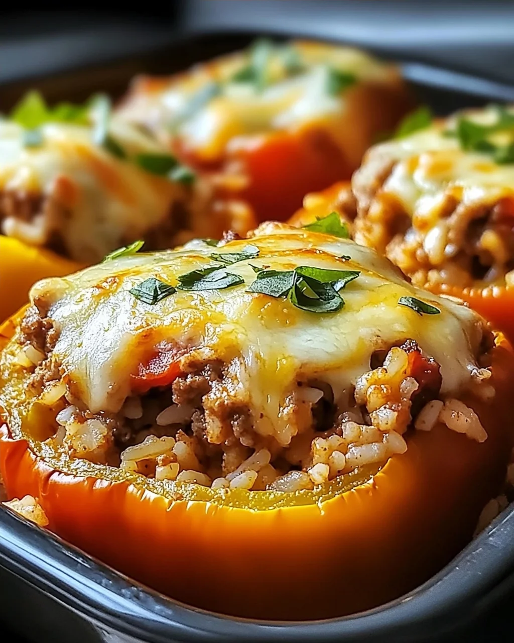 Gefüllter Paprika Auflauf für jeden Tag