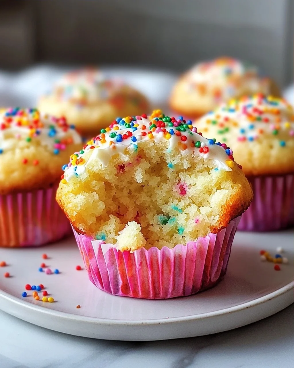 Genuss pur: Mini Funfetti Joghurt Muffins – kinderleicht & lecker!