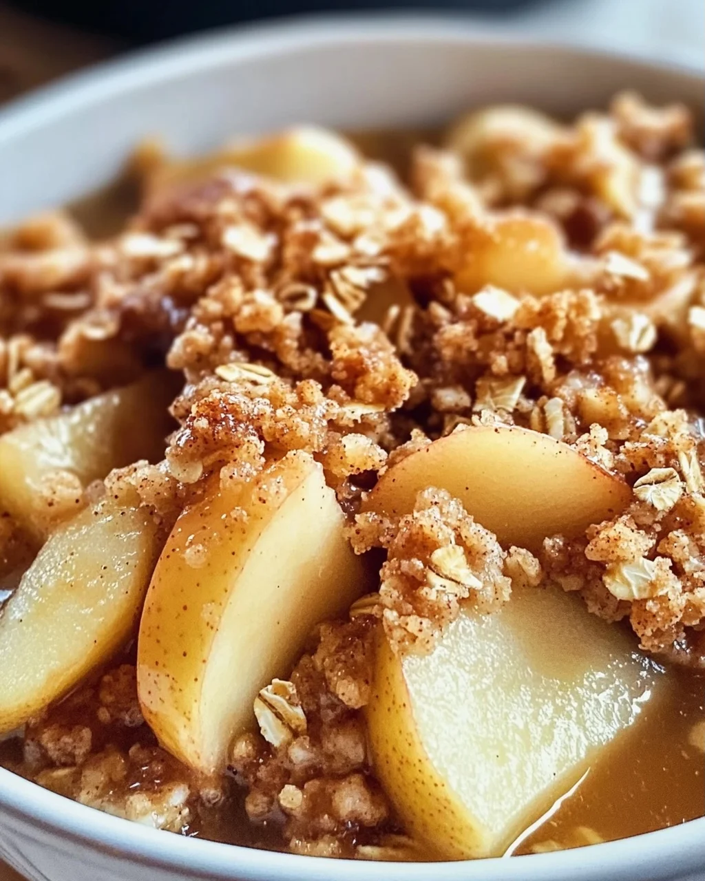 Gesunde Hochprotein-Apfel-Crisp für jeden Tag
