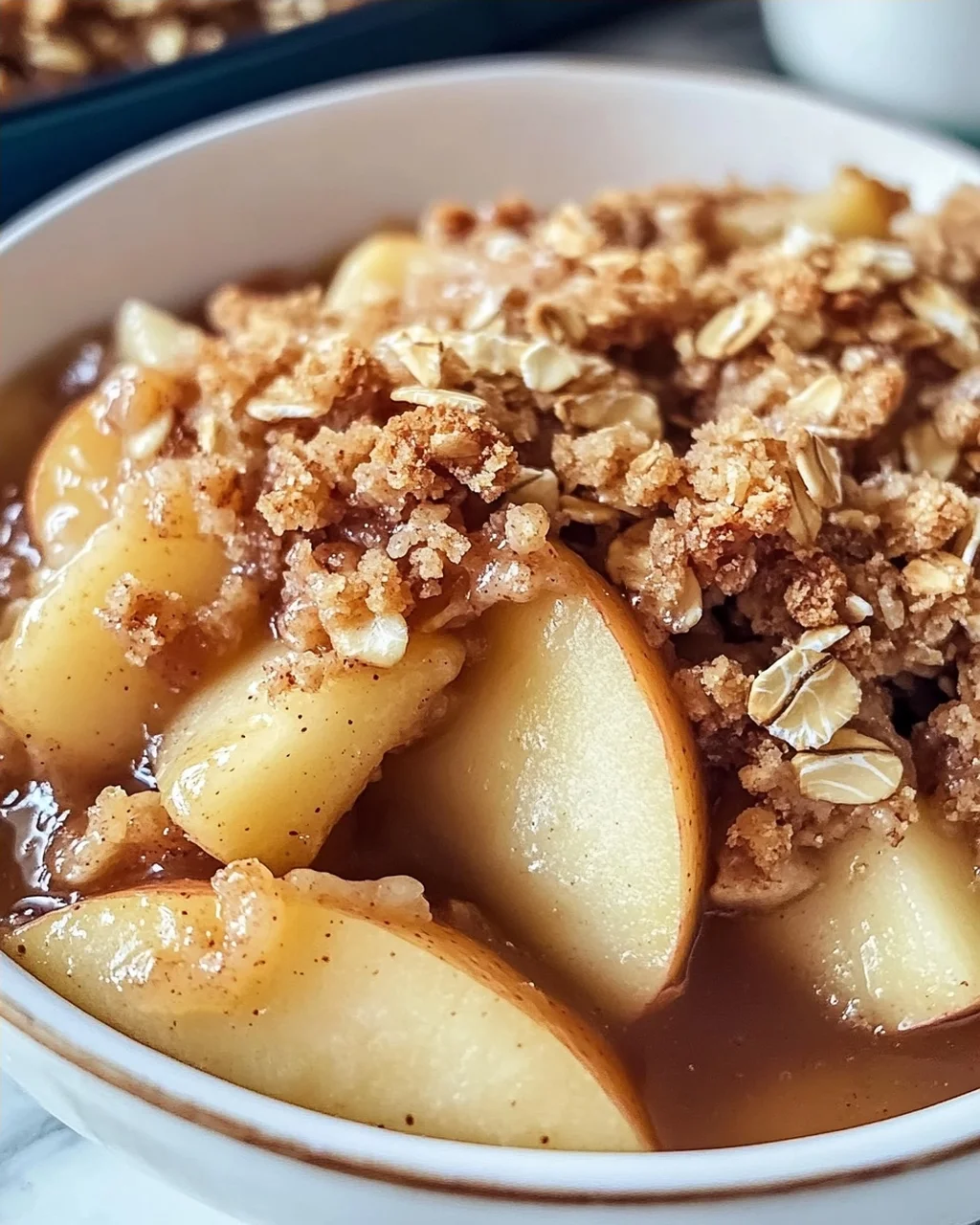 Gesunde Hochprotein-Apfel-Crisp für jeden Tag