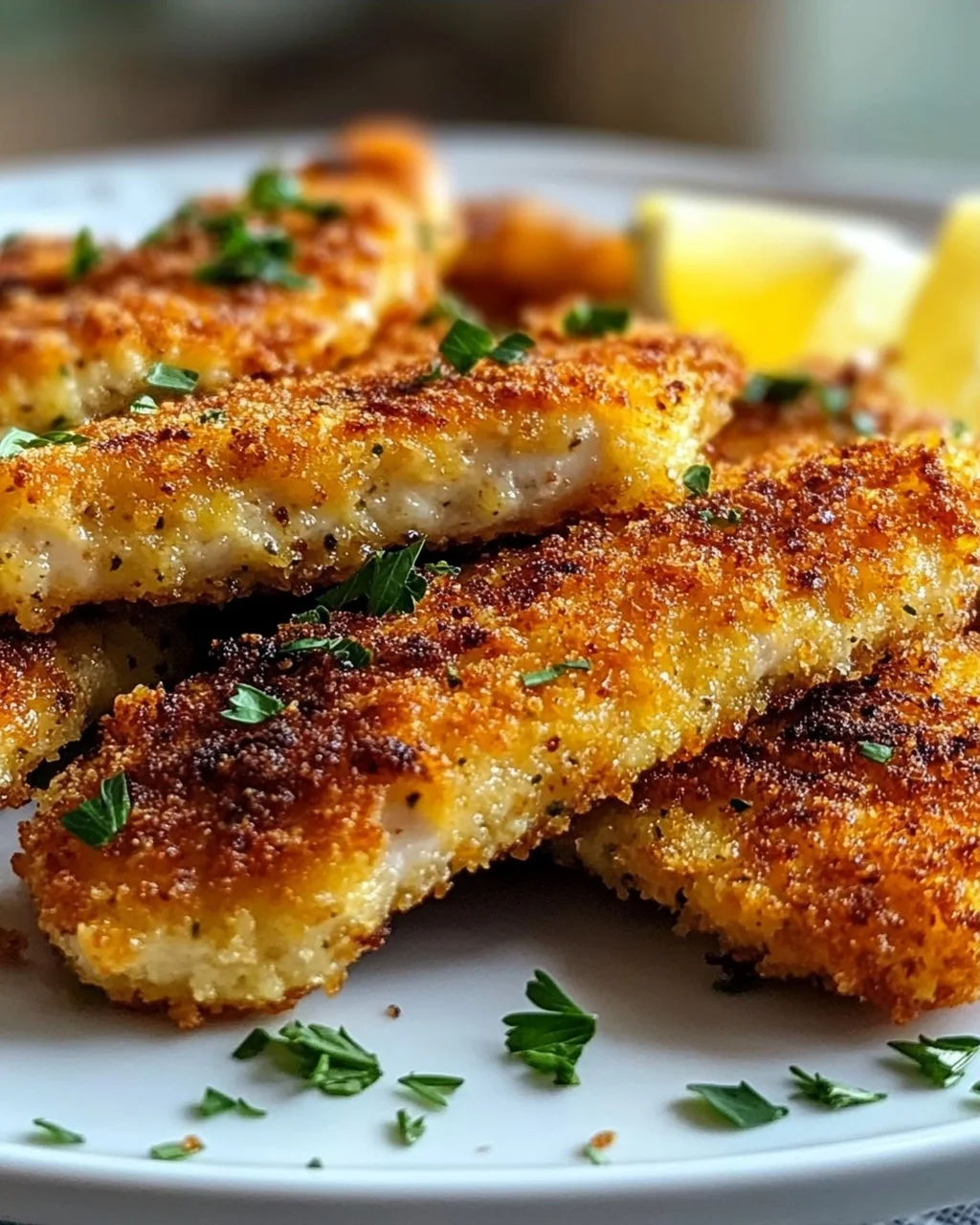 Goldbraun & Knusprig: Parmesan Hähnchen aus dem Ofen