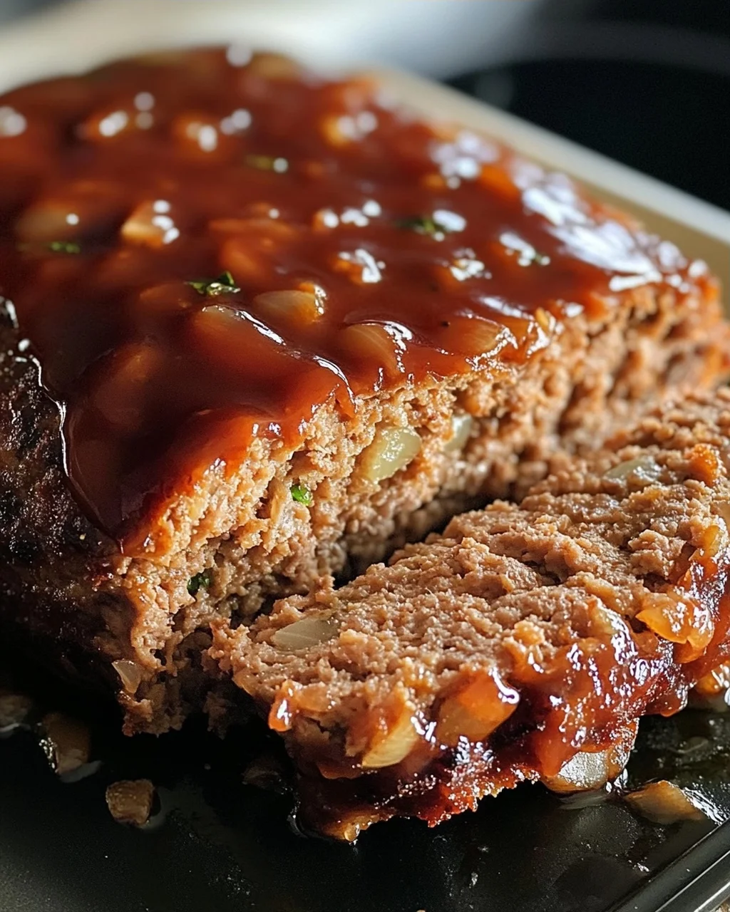 Hackbraten aus dem Backofen
