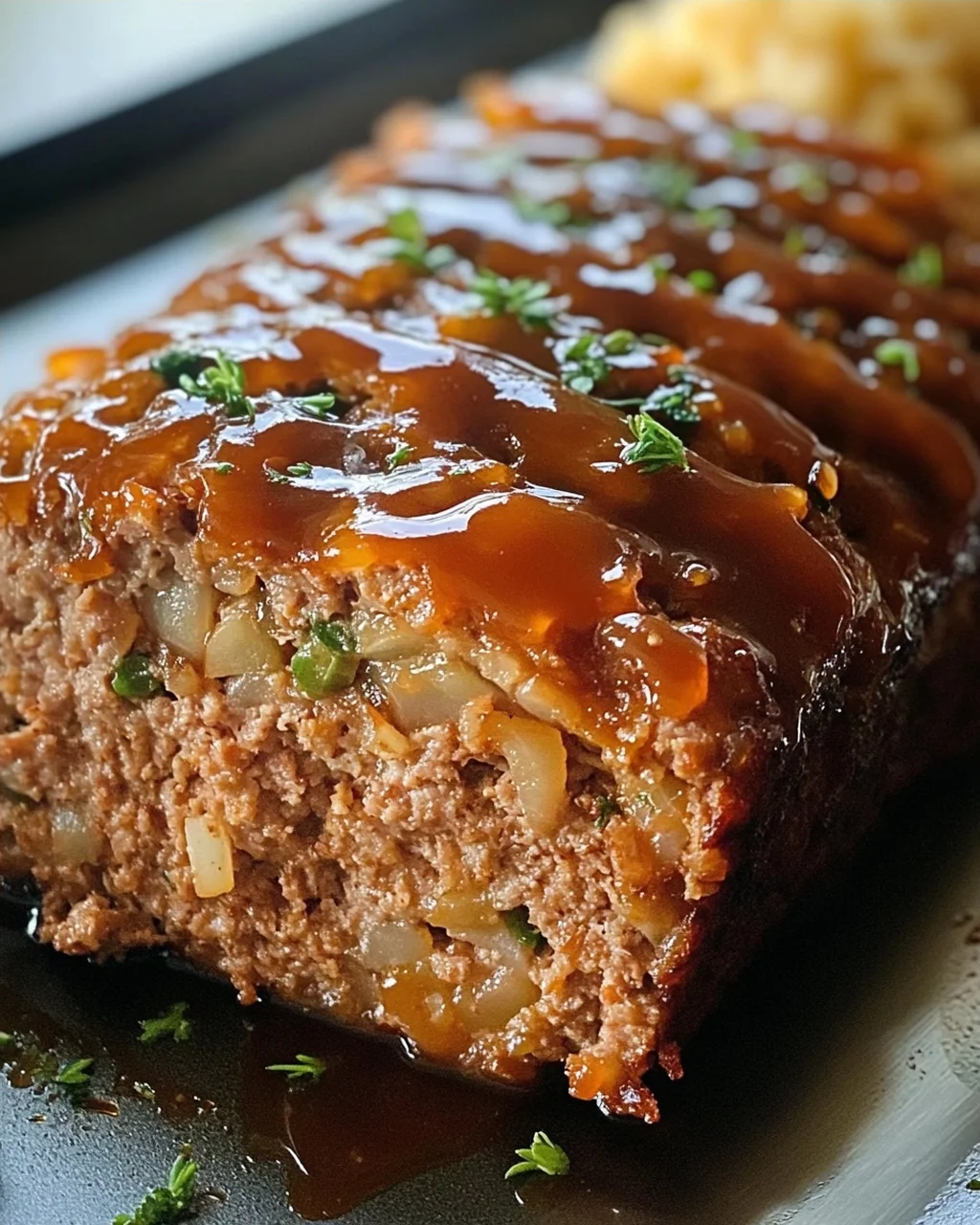 Hackbraten aus dem Backofen