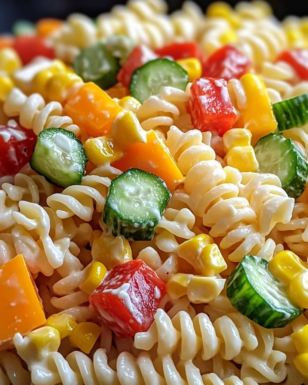 Kinder Nudelsalat mit Frischkäse