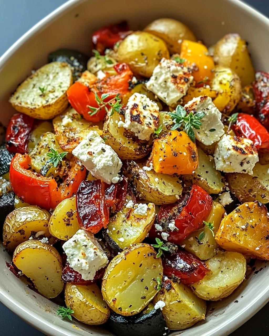Knusprige Feta Kartoffeln Ofengemüse: Schnell & unglaublich lecker!
