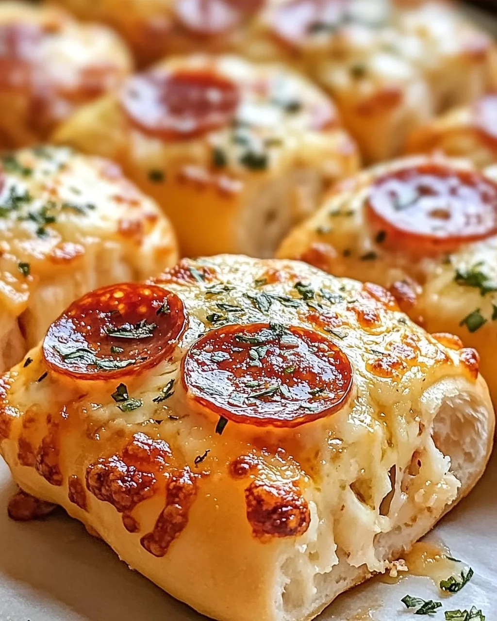 Knusprige Luftfritteuse Pizza-Rollen für Snacks unterwegs