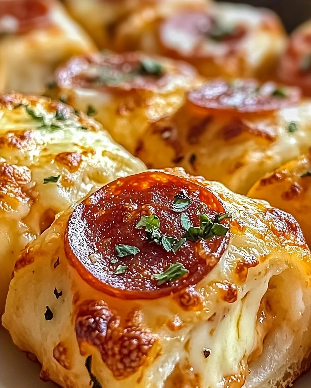 Knusprige Luftfritteuse Pizza-Rollen für Snacks unterwegs