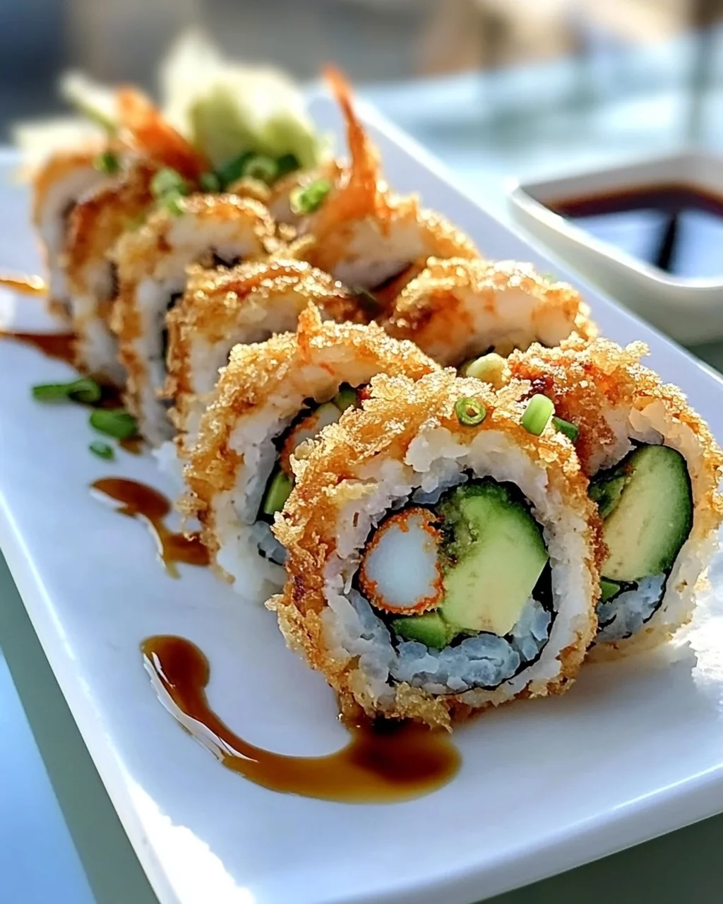 Knusprige Tempura Garnelen Sushi Rolls Rezept – Schnell & Lecker