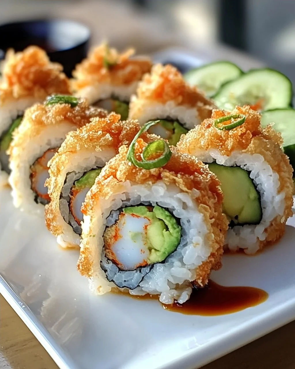 Knusprige Tempura Garnelen Sushi Rolls Rezept – Schnell & Lecker