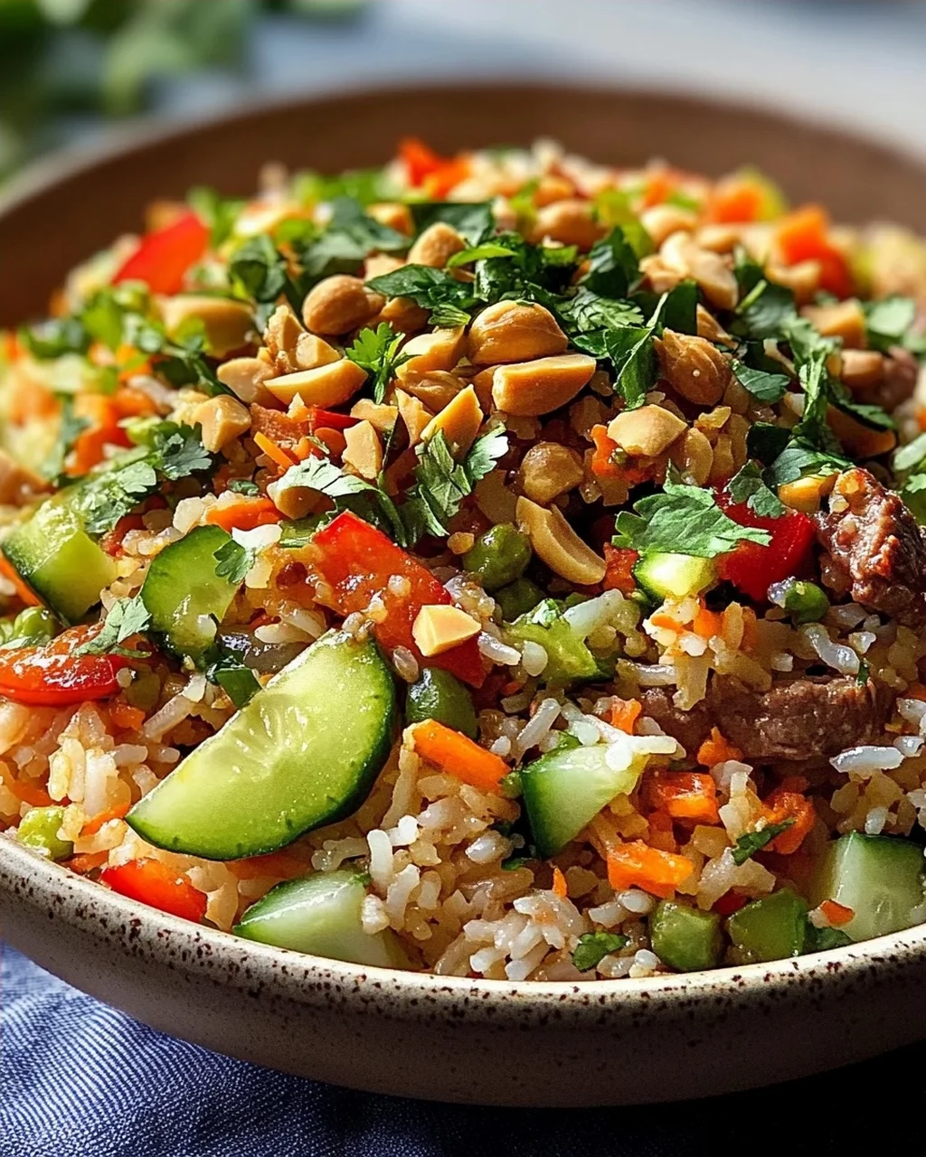 Knuspriger Reissalat Erdnuss-Chili: Das ultimative Sommerrezept
