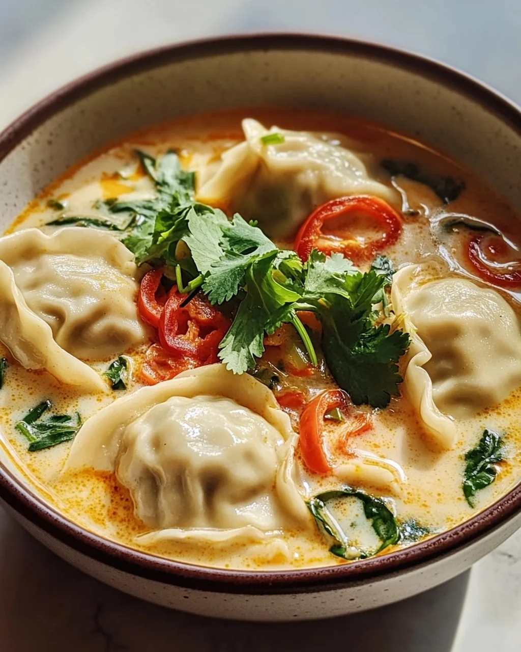 Köstliche Curry-Knödelsuppe: Würziges Suppen-Highlight!