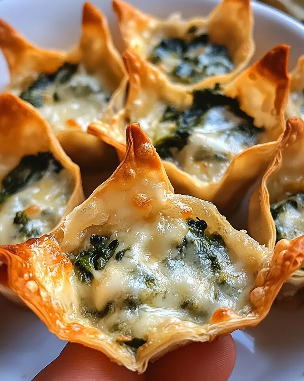Köstliche Spinat-Artischocken-Wonton-Cups für jeden Anlass