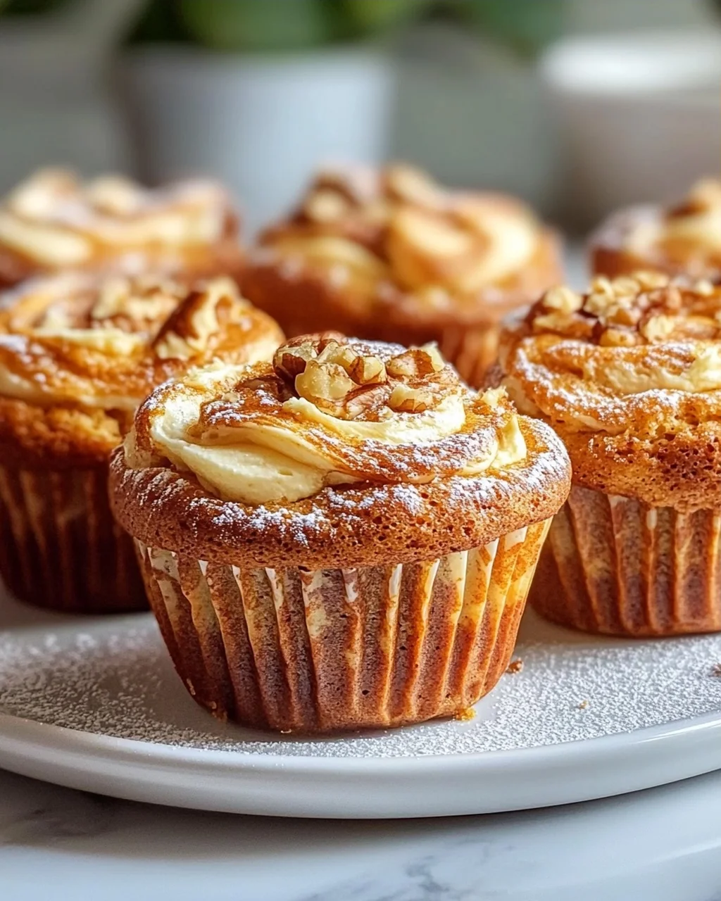 Kürbis Frischkäse Swirl Muffins: Saftig & unwiderstehlich!