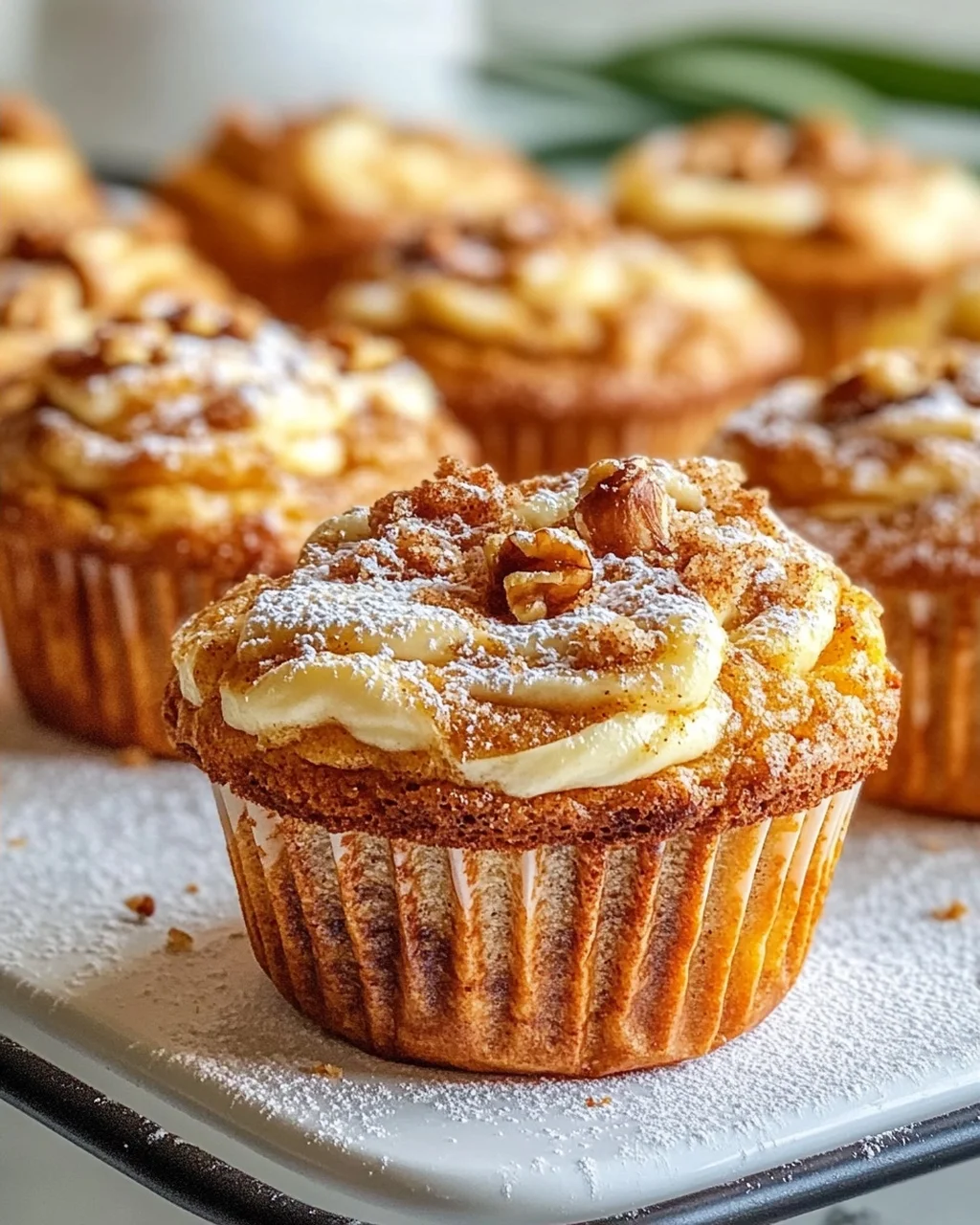 Kürbis Frischkäse Swirl Muffins: Saftig & unwiderstehlich!
