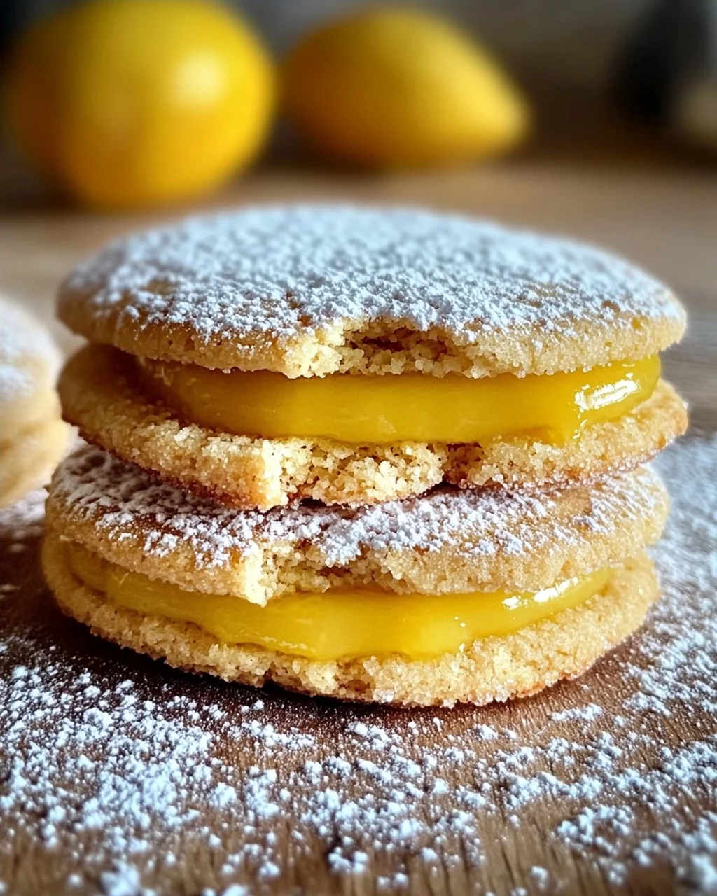 Leckere Zitronenkekse - Plätzchen mit Lemoncurd