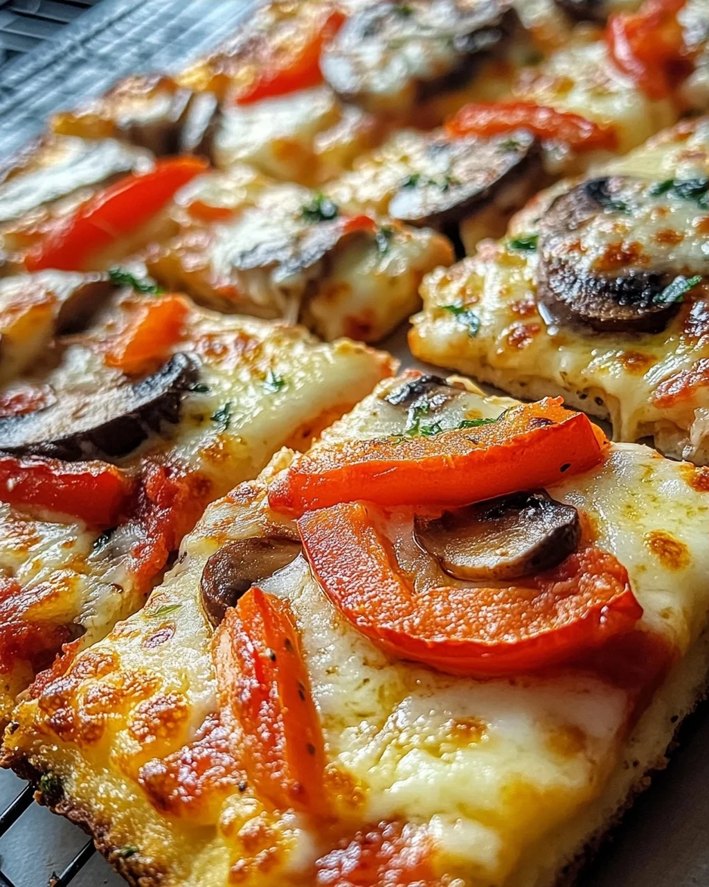 Low Carb Schüttelpizza