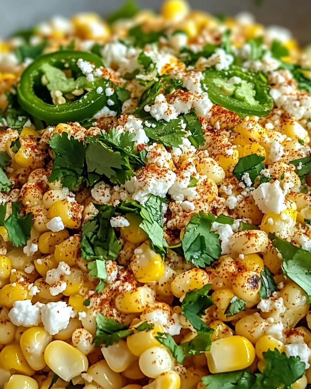 Mexikanischer Straßenmais-Salat frisch und schnell