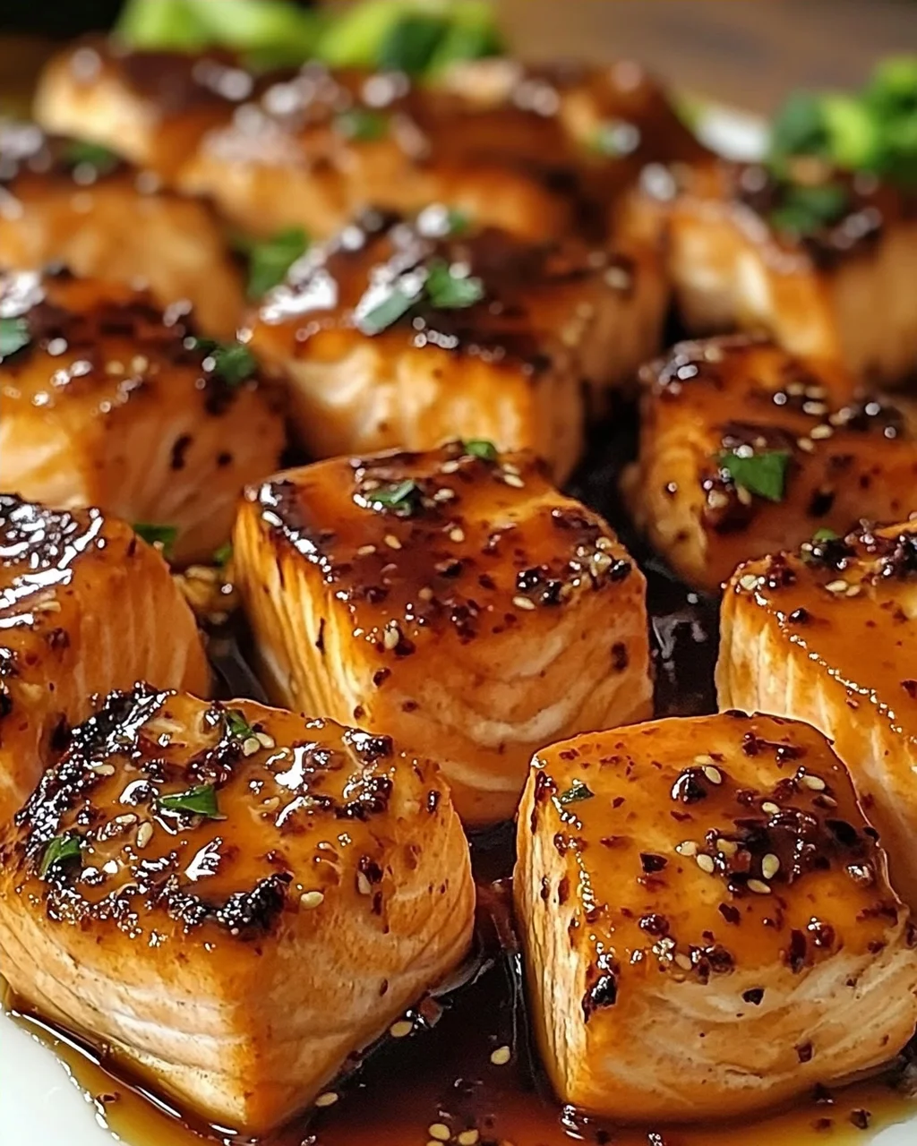 Milchfreie Honig-Knoblauch-Lachs-Bissen schnell zubereiten