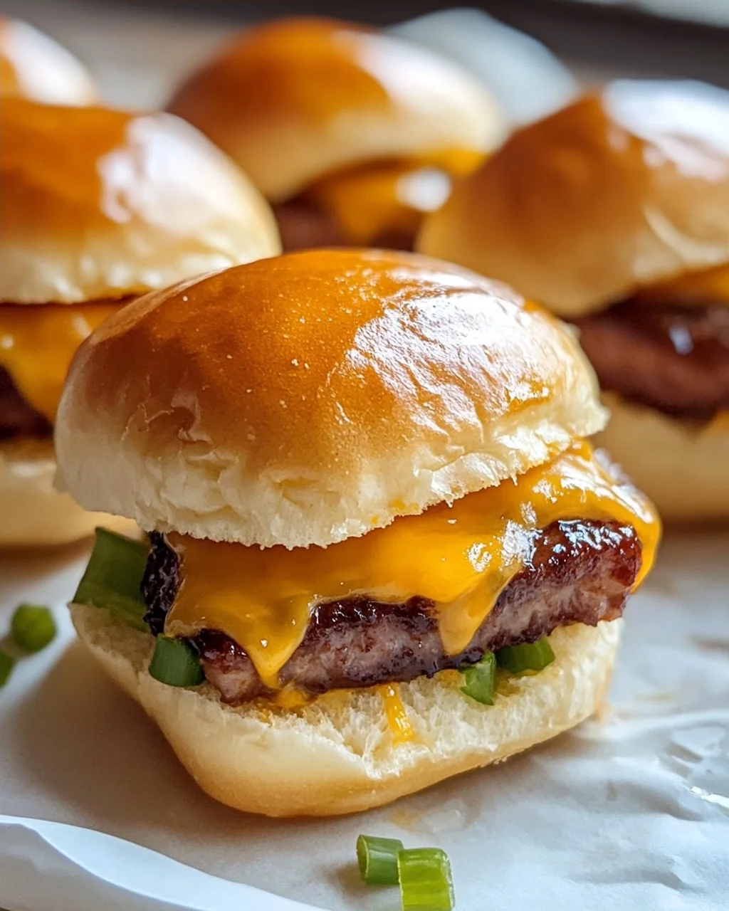 Mini Mississippi Little Smokies Sliders mit Cheddar genießen!
