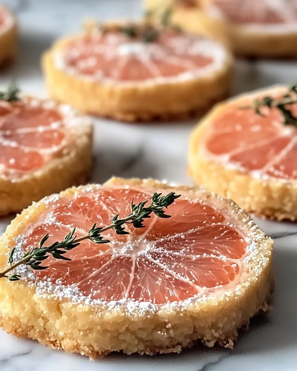 Pink Grapefruit und Thymian Vegane Kekse einfach gemacht
