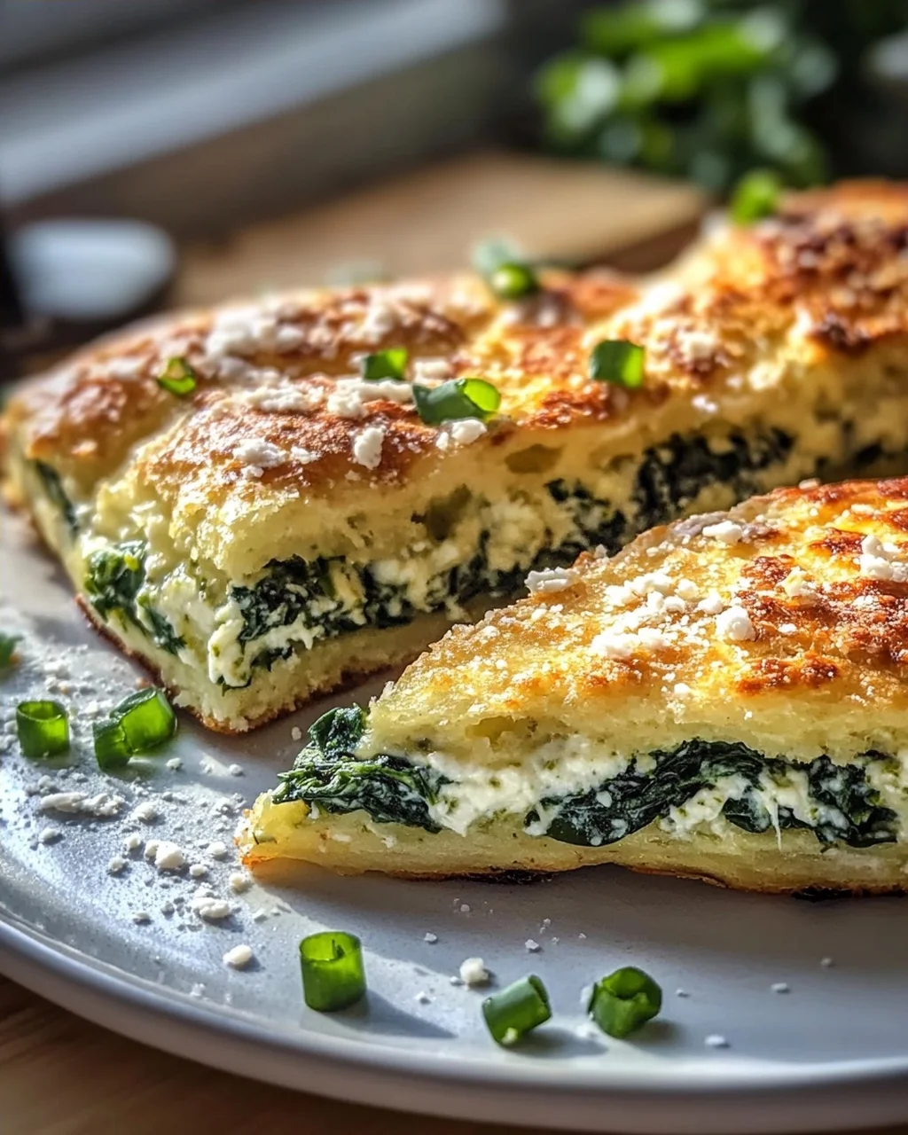 Protein-Packed Spinach Cottage Cheese Flagels Delight