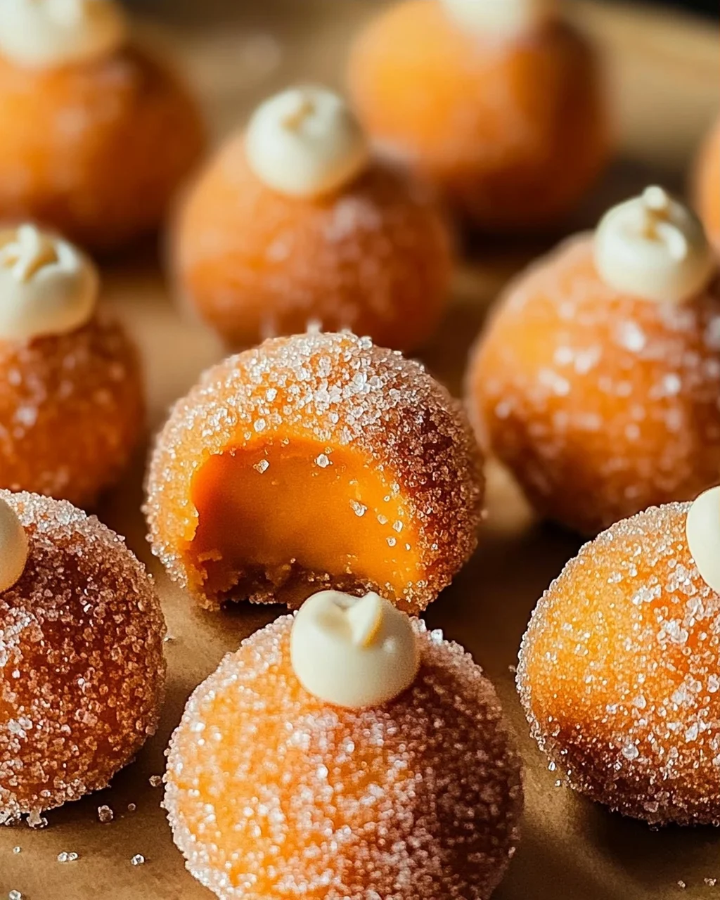 Pumpkin Cheesecake Truffles