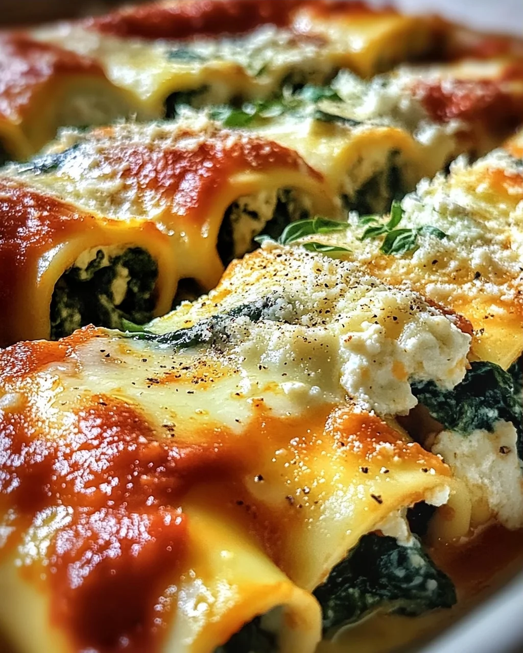 Spinat-Ricotta-Cannelloni