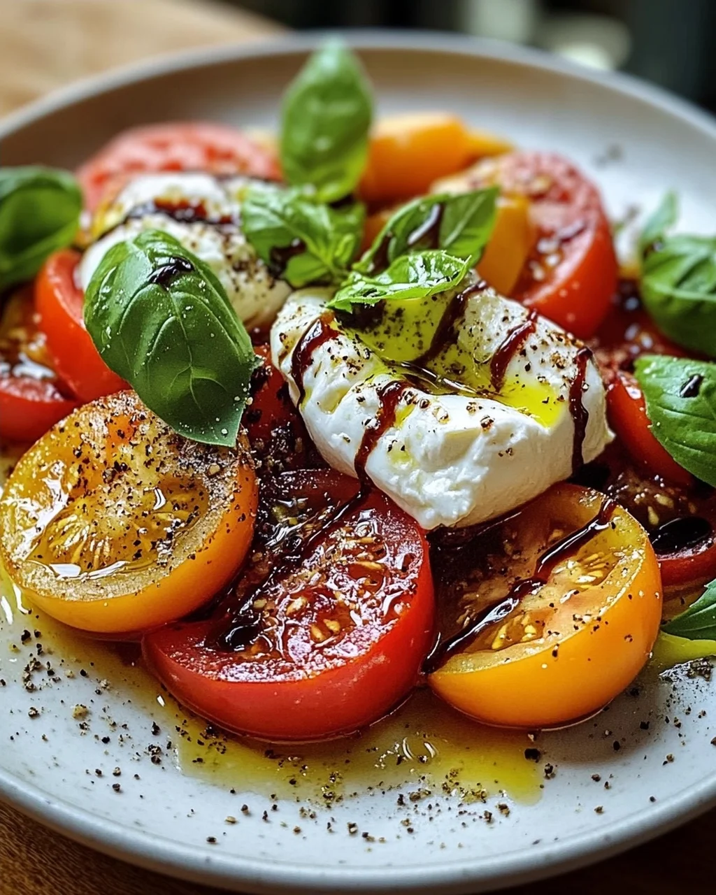 Tomatensalat mit Burrata