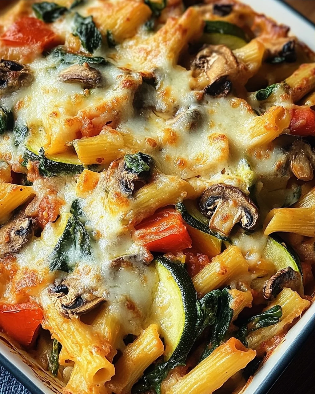 Vegetarischer Nudelauflauf